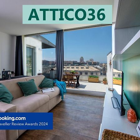 Attico Luxury Con Parcheggio E Terrazza Vista Mozzafiato Apartment Genova Exterior foto